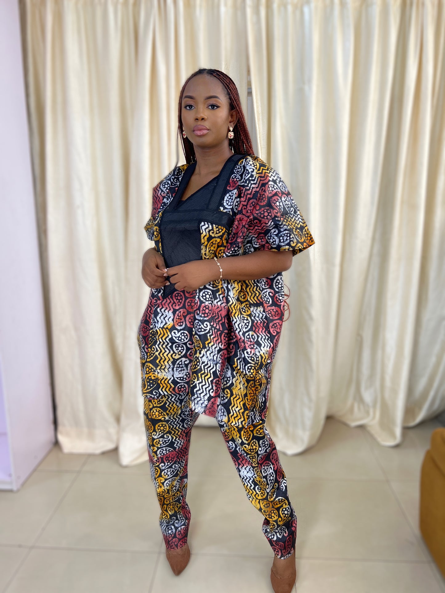 Nife Adire matching set