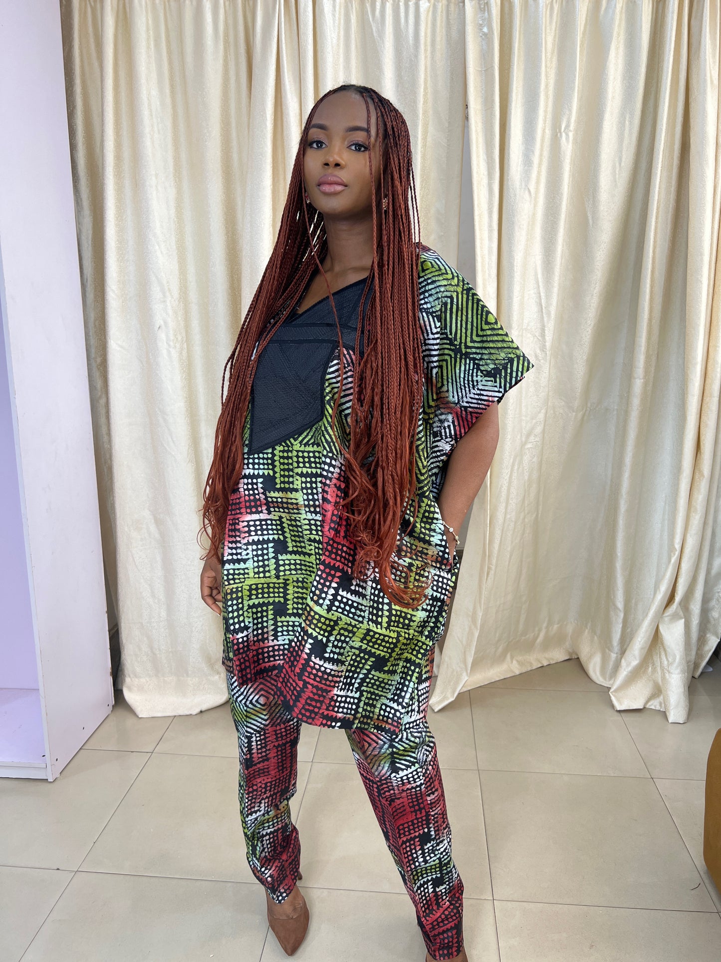 Ifede Adire matching set