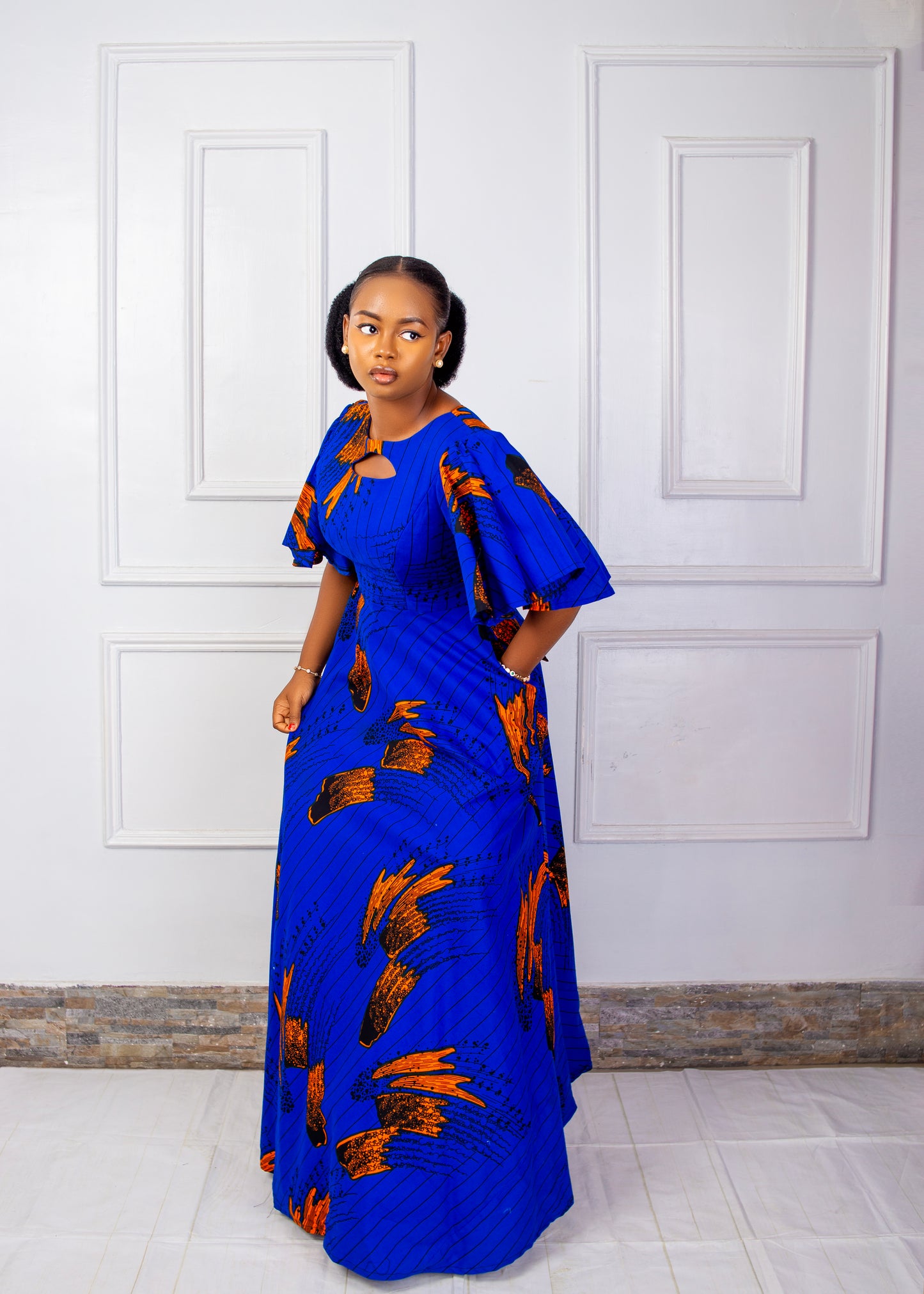 Folami Ankara Dress