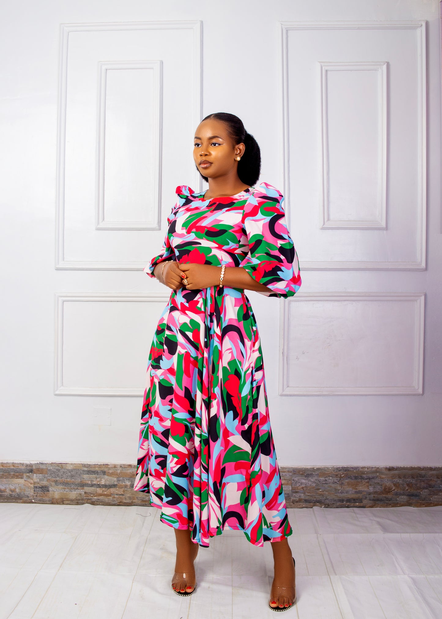 Maja flare dress