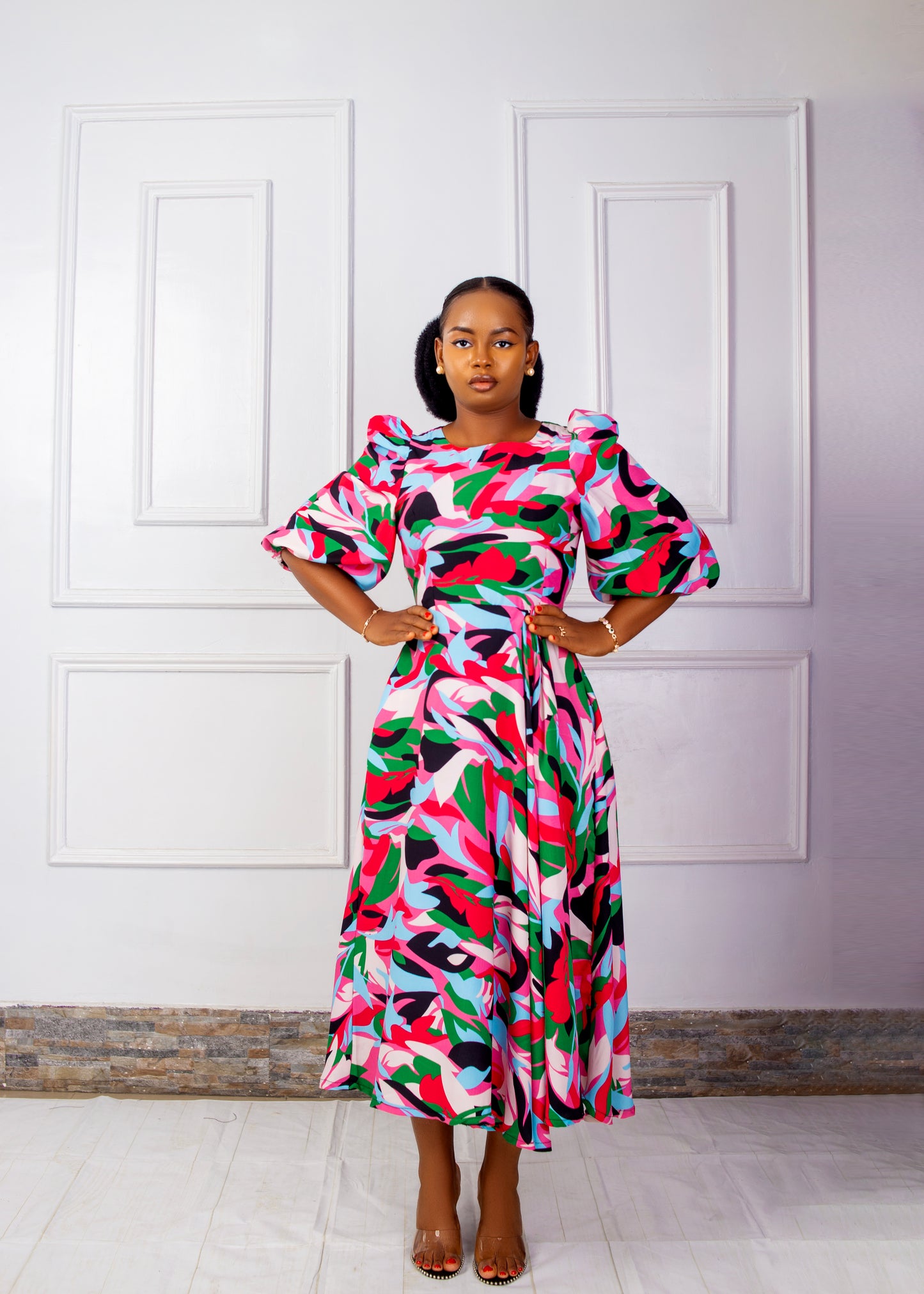 Maja flare dress