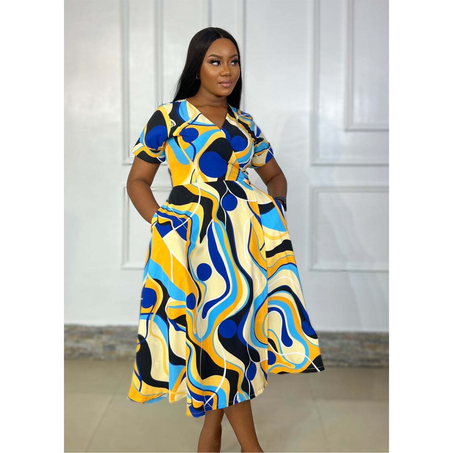 Muna Wrap dress