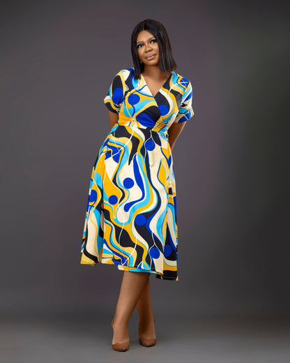 Muna Wrap dress